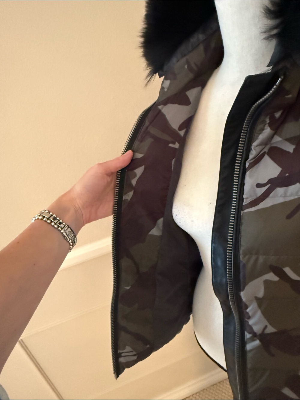 Burberry Brit camo print down jacket - Picture 5 of 14